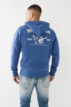 BUDDHA ZIP HOODIE, image 1