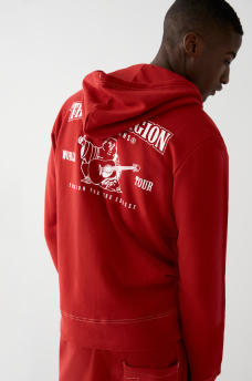 BUDDHA ZIP HOODIE, image 1