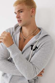 CLASSIC LOGO ZIP HOODIE, image 2