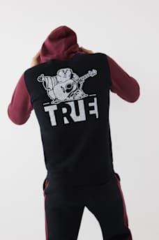 COLOR BLOCK ZIP HOODIE