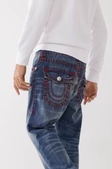 RICKY RED STITCH SUPER T JEAN, image 1