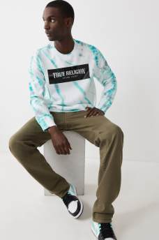 TIE DYE CREWNECK SWEATSHIRT