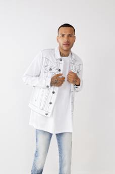 JIMMY SUPER T STITCH DENIM JACKET, image 3