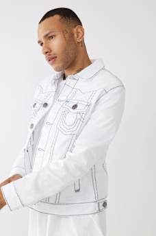 JIMMY SUPER T STITCH DENIM JACKET, image 1