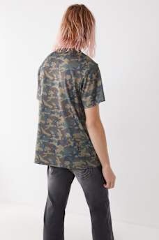 MESH CAMO LOGO TEE