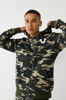 CAMO ZIP HOODIE