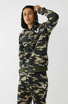 CAMO ZIP HOODIE