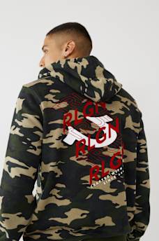 CAMO ZIP HOODIE