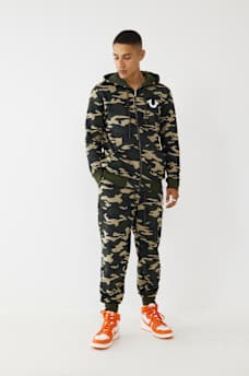 CAMO ZIP HOODIE