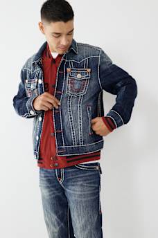JIMMY VINTAGE SUPER T DENIM JACKET, image 1