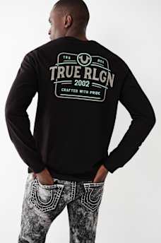 TRUE LOGO LONG SLEEVE TEE, image 2