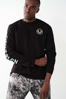 TRUE LOGO LONG SLEEVE TEE, image 3