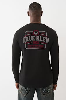TRUE LOGO LONG SLEEVE TEE, image 1