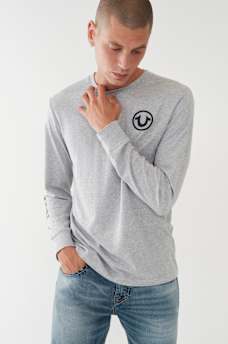 TRUE LOGO LONG SLEEVE TEE, image 3