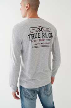 TRUE LOGO LONG SLEEVE TEE, image 1