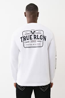 TRUE LOGO LONG SLEEVE TEE, image 1