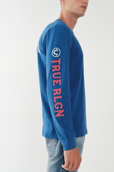 TRUE LOGO LONG SLEEVE TEE, image 1