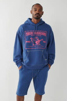 BIG T LOGO RELAXED HOODIE