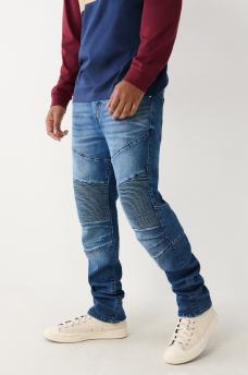 JEANS SKINNY ROCCO CON COSTURAS DE MOTOCICLETA, image 3