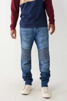 JEANS SKINNY ROCCO CON COSTURAS DE MOTOCICLETA, image 1