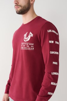 LONG SLEEVE LOGO TOUR TEE