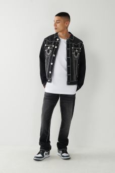 Jimmy Super T Stitch Denim Jacket | True Religion