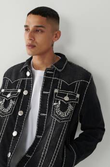 JIMMY SUPER T STITCH DENIM JACKET