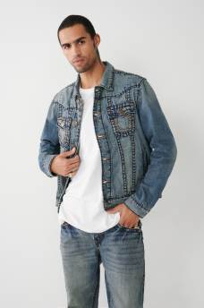JIMMY SUPER T STITCH DENIM JACKET