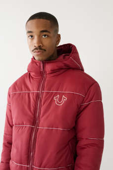 HORSESHOE LOGO BIG T PUFFER JACKET