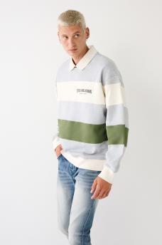 COLOR BLOCK RELAXED SWEATSHIRT