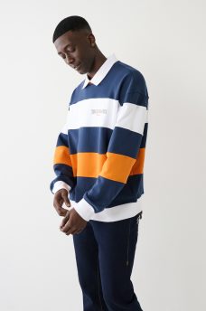 SUDADERA RELAJADA CON BLOQUES DE COLOR, image 3