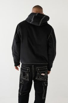 CORDUROY BIG T HOODED JACKET