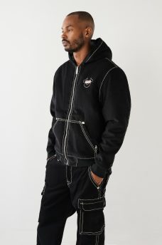 CORDUROY BIG T HOODED JACKET