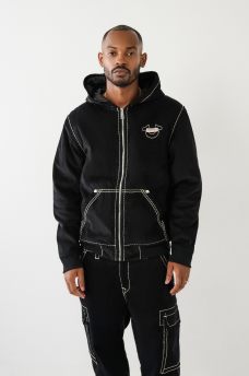 CORDUROY BIG T HOODED JACKET