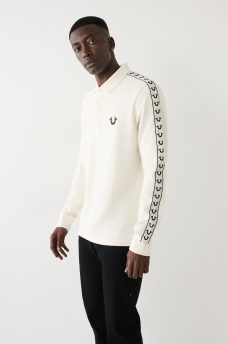LONG SLEEVE LOGO POLO SHIRT