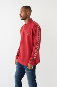 LONG SLEEVE LOGO POLO SHIRT