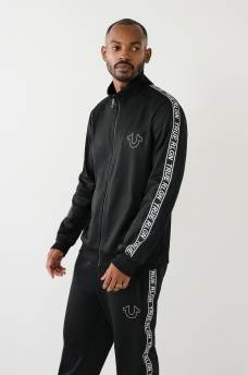 TRUE LOGO TRIM TRACK JACKET, image 3