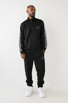 TRUE LOGO TRIM TRACK JACKET, image 4