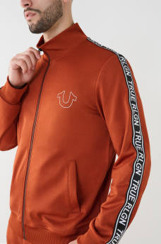 TRUE LOGO TRIM TRACK JACKET, image 1