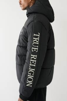 TRUE RELIGION PANEL PUFFER JACKET, image 4