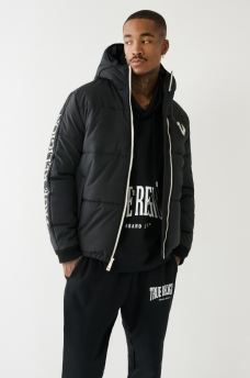 TRUE RELIGION PANEL PUFFER JACKET, image 5