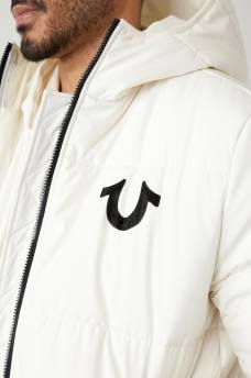 TRUE RELIGION PANEL PUFFER JACKET