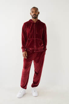 SUDADERA VELOUR BIG T CON CAPUCHA Y CIERRE, image 5