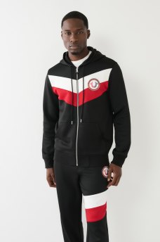 TRUE RELIGION LOGO PATCH ZIP HOODIE, image 3