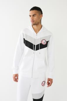 TRUE RELIGION LOGO PATCH ZIP HOODIE, image 3