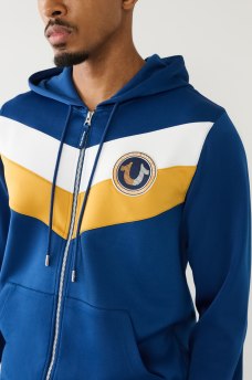 TRUE RELIGION LOGO PATCH ZIP HOODIE, image 1