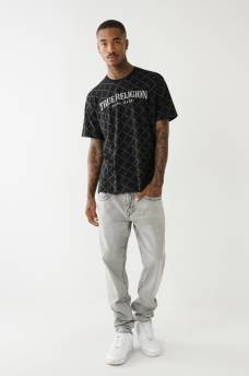 TRUE RELIGION LOGO MONOGRAM TEE