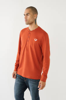 LOGO HENLEY SHIRT, image 4