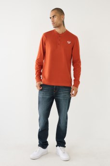 LOGO HENLEY SHIRT, image 5