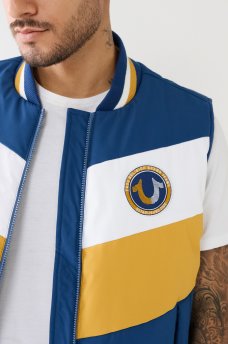 HS LOGO CHEVRON PUFFER VEST
